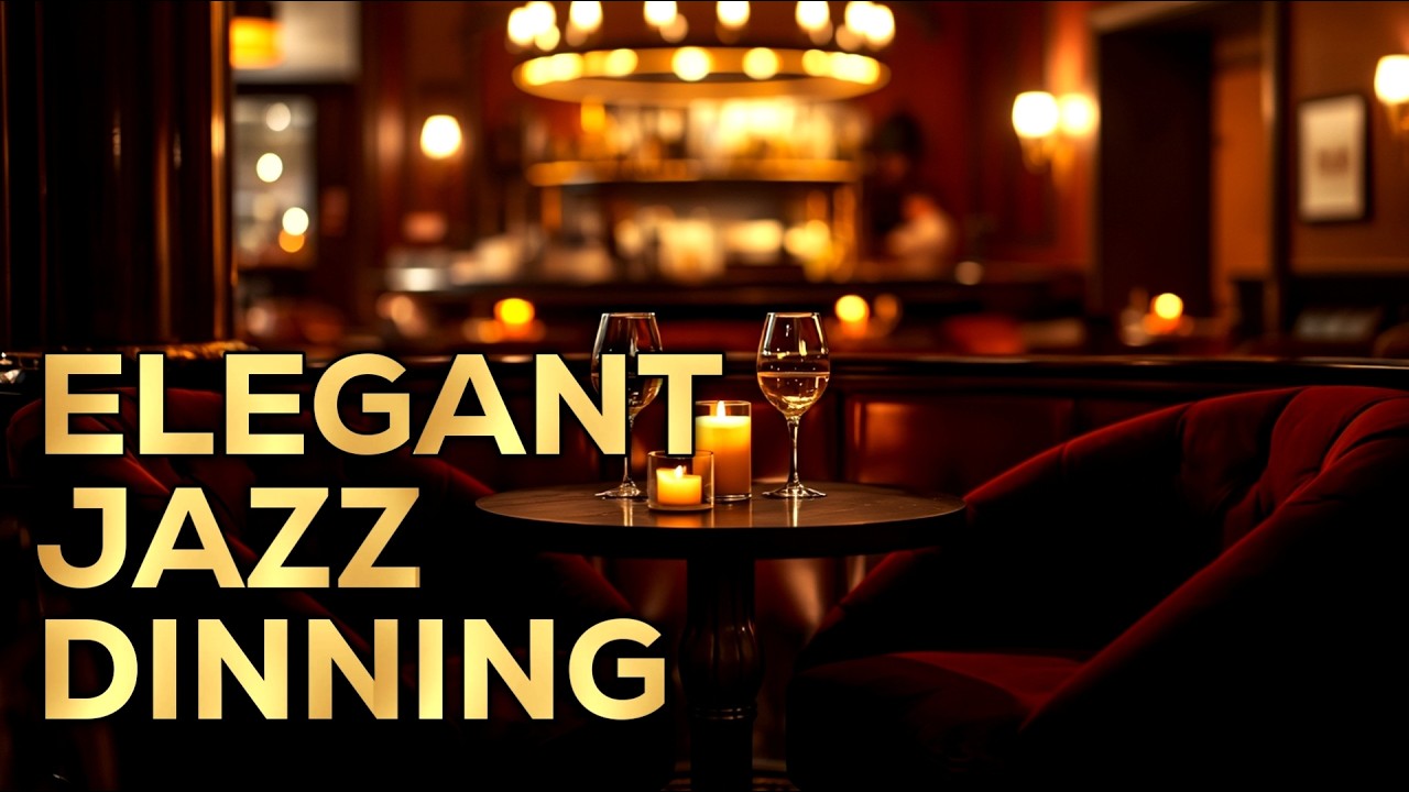 Smooth Jazz Restaurant Lounge Ambience – Elegant Dinner & Cozy Night Vibes