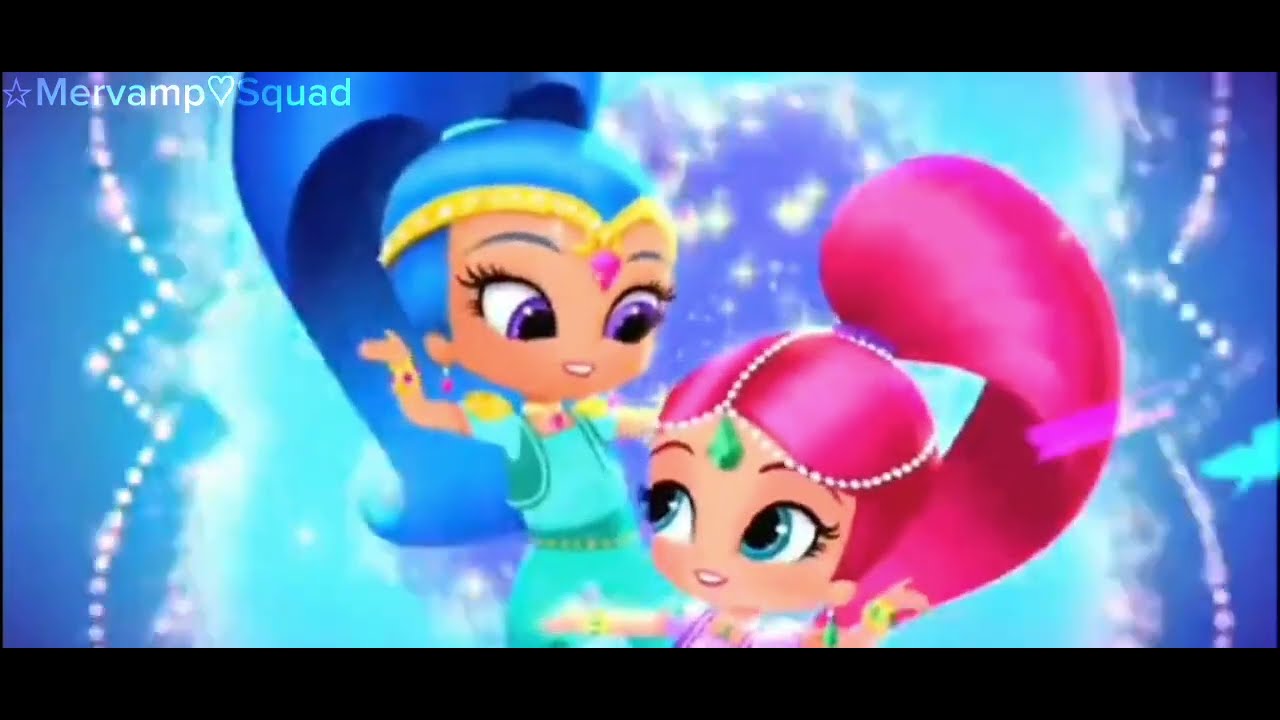 my first video repost shimmer and shine theme song slowed