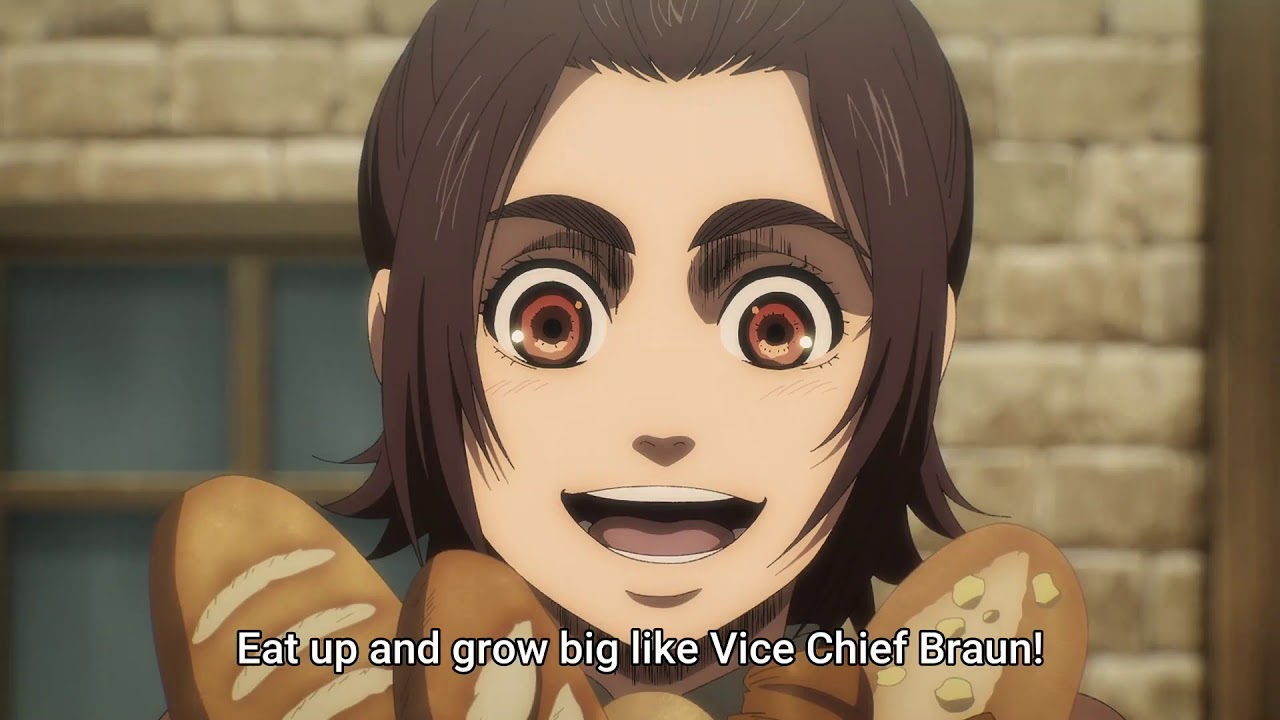 Falco beats Gabi in a Race || Attack on Titan season 4 episode 4 (1080p)