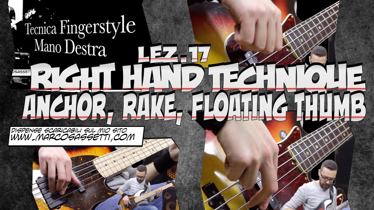 Lezioni di Basso 17 - Tecnica Mano Destra Fingerstyle