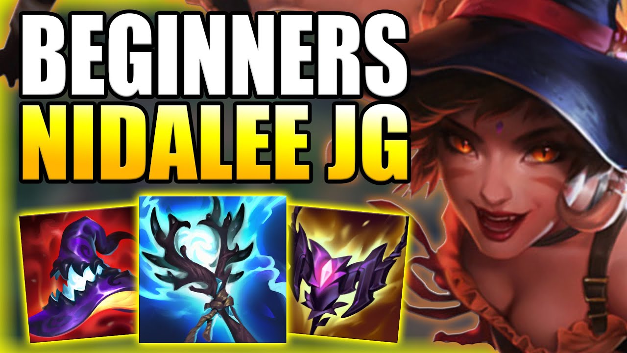 HOW TO PLAY NIDALEE JUNGLE & HARD CARRY GAMES FOR BEGINNERS IN S14! Gameplay Guide League of Legends