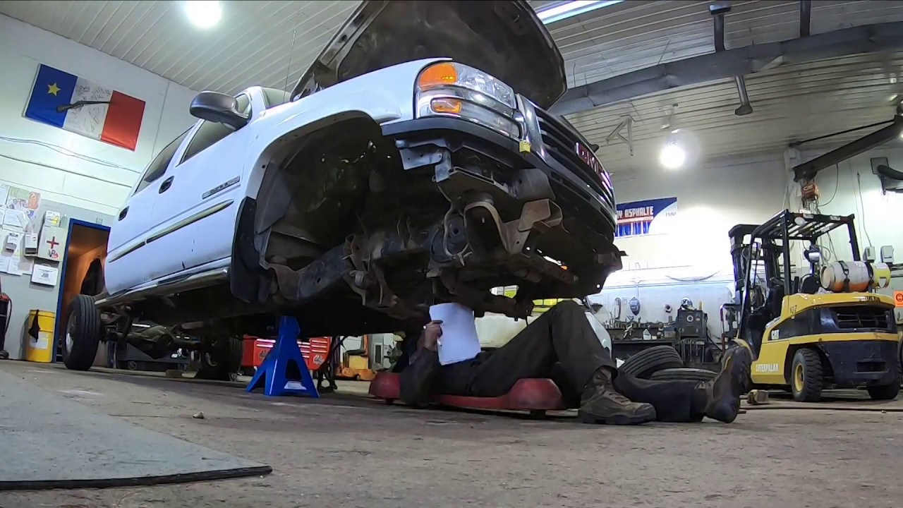 Duramax solid axle swap time-laps