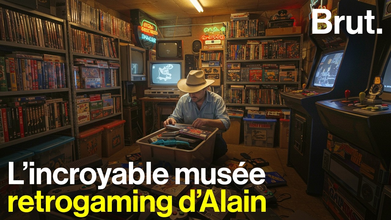 Dans la gigantesque collection retrogaming d'Alain