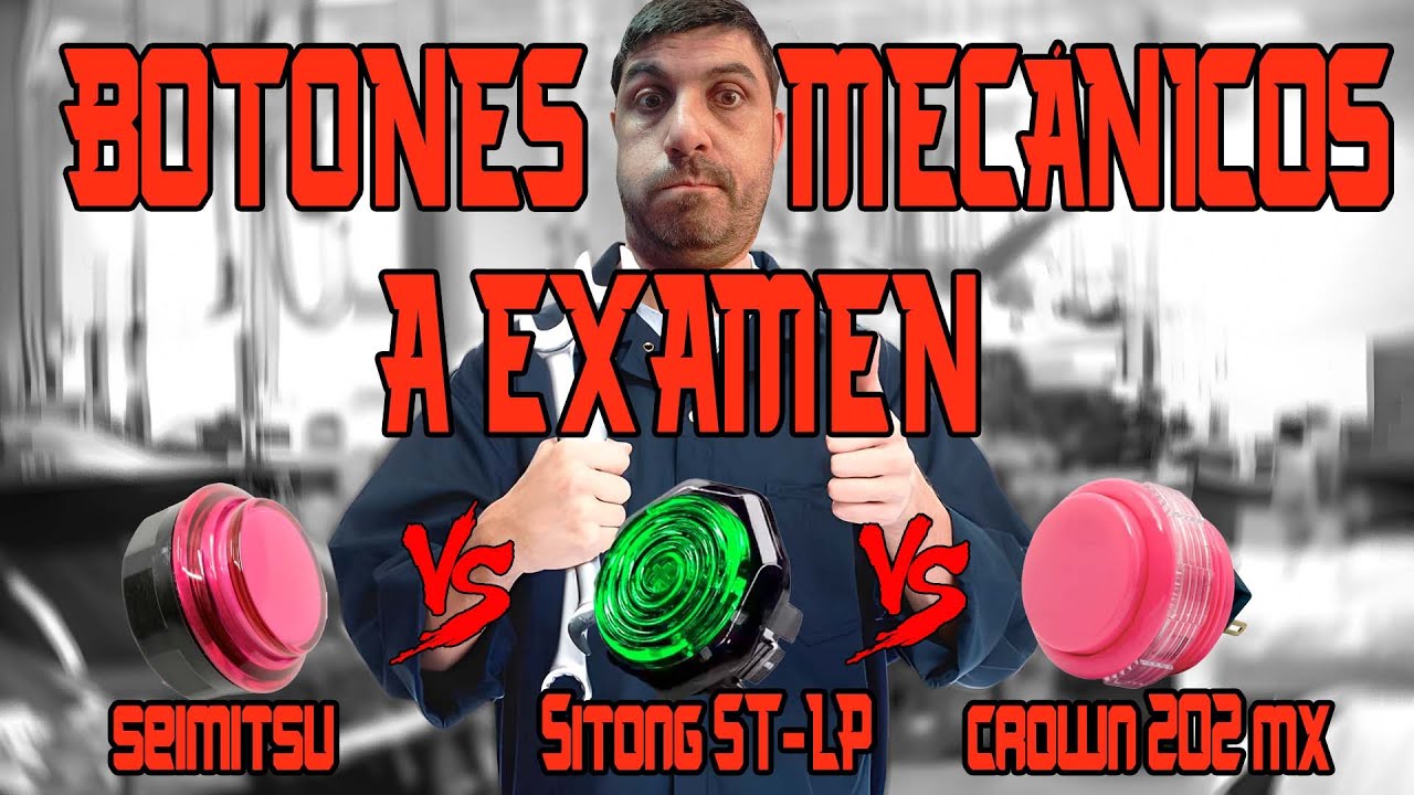 Botones mecánicos, los 3 que faltaban!!!