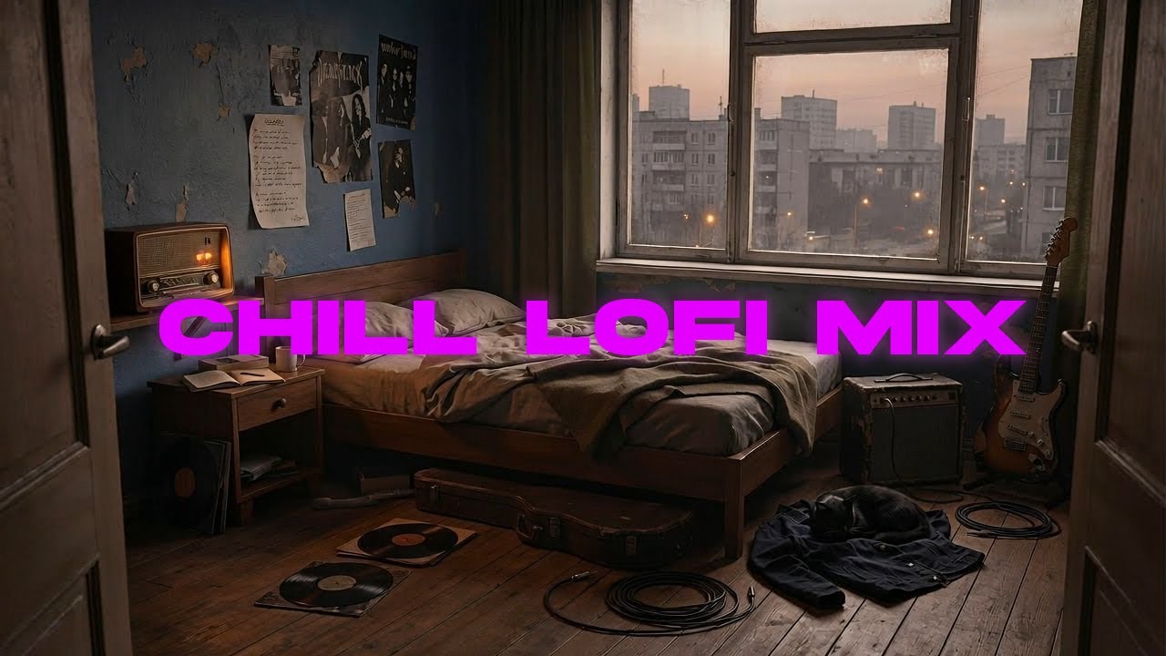 Rainy Room Ambience | Lo-Fi Rain Sounds for Sleep, Relax & Stress Relief