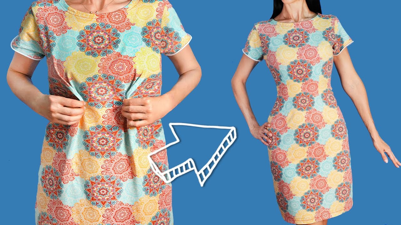 Швейные хитрости: как уменьшить платье, чтобы оно сидело идеально! 🧵✂️