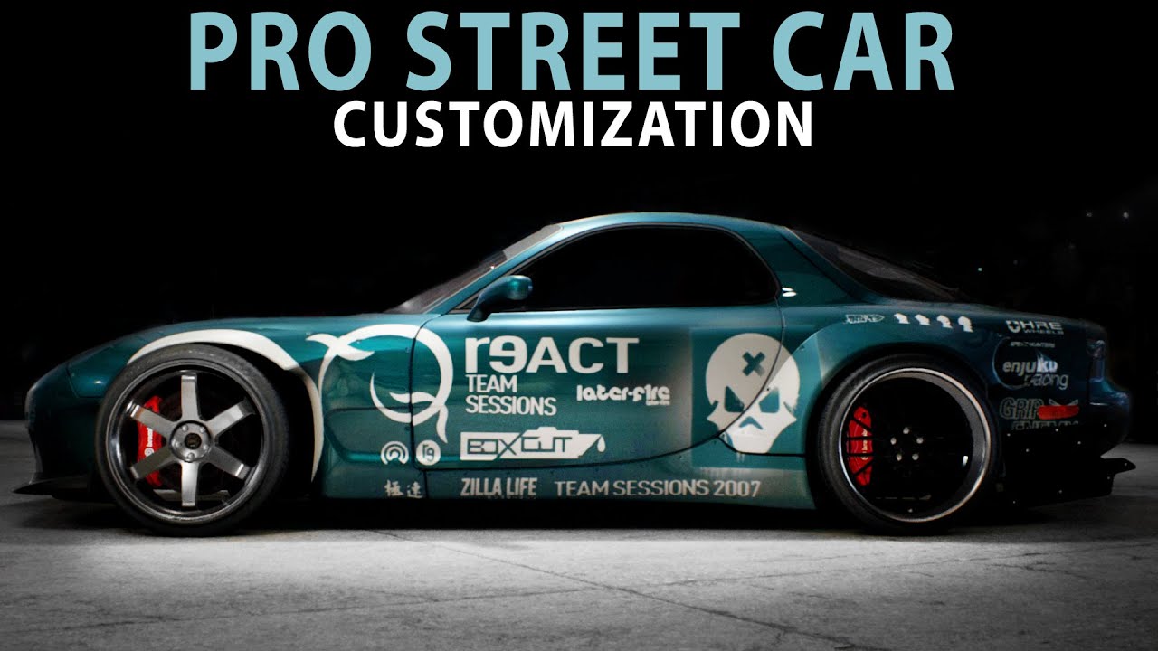 NFS 2015 - Mazda RX-7 (Pro Street) (Cinematic / Speed Art / Customization / PC)