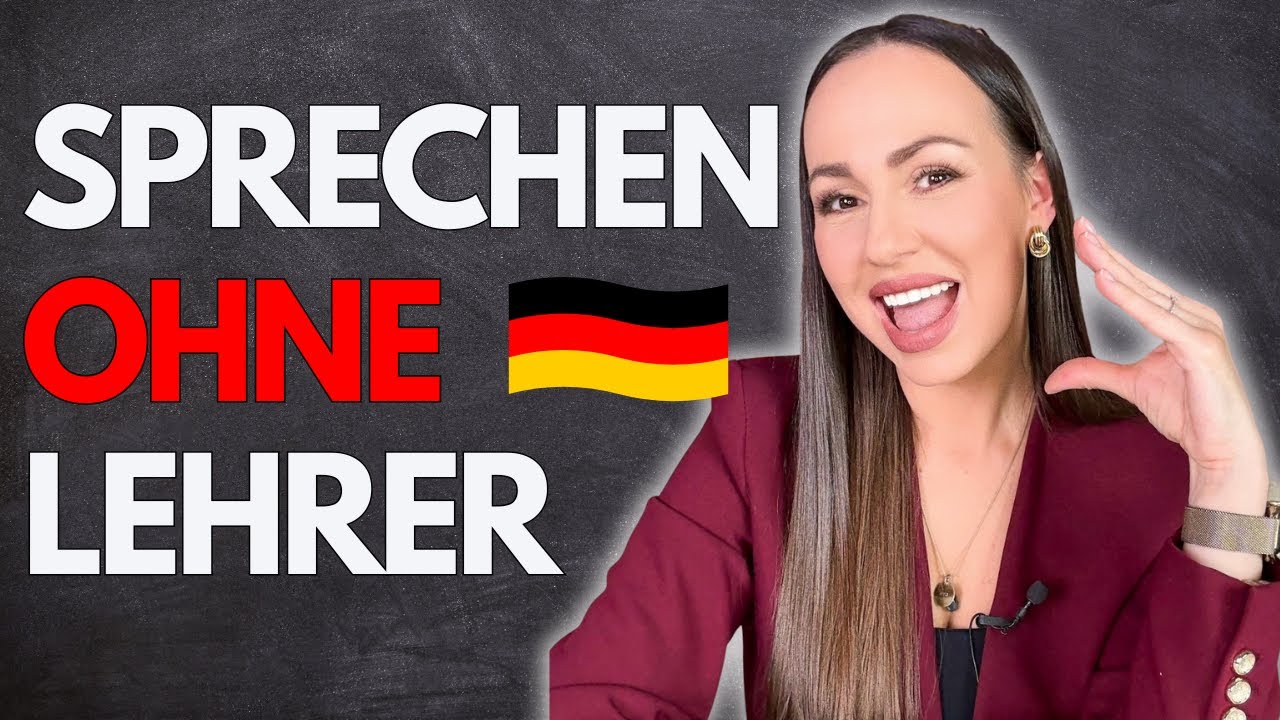 🇩🇪SPRECHEN &Uuml;BEN ohne Lehrer (3 einfache Tipps zum &Uuml;ben zu Hause)