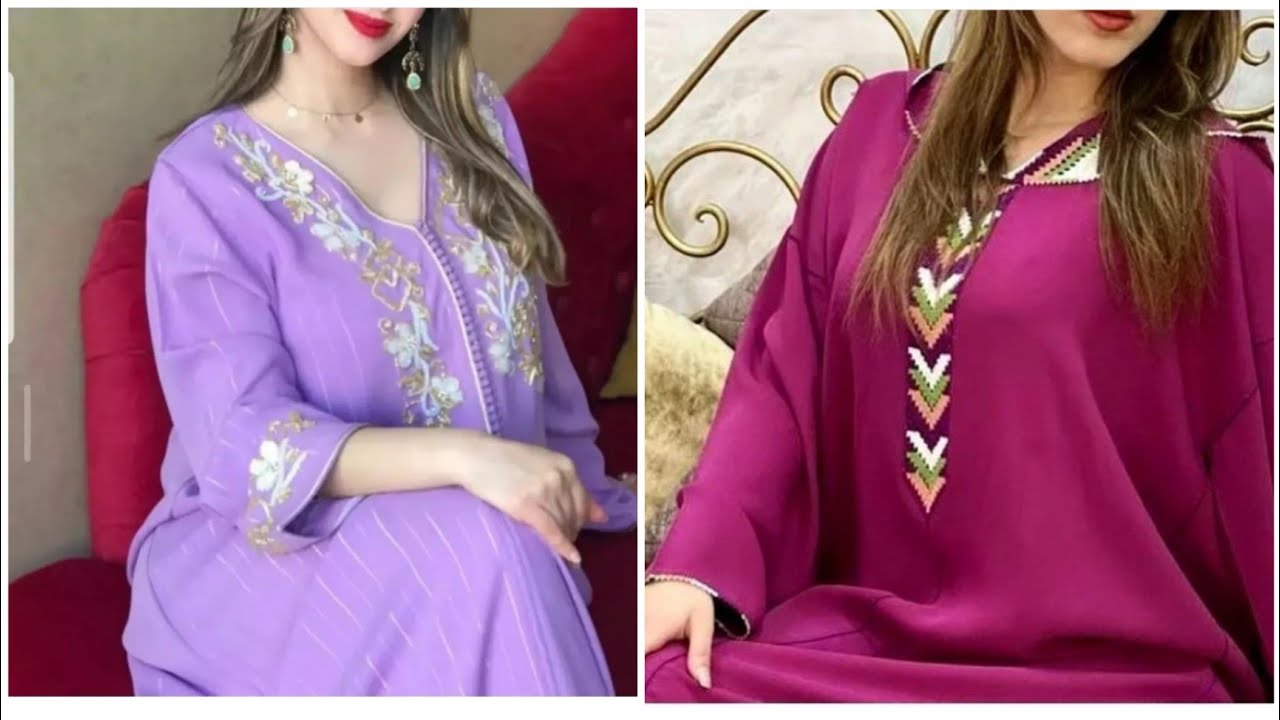جديد الجلابة المغربية لرمضان 2023 موديلات رائعة😍