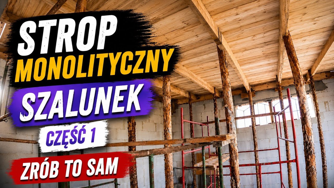 48. Szalowanie stropu monolitycznego -  Część 1