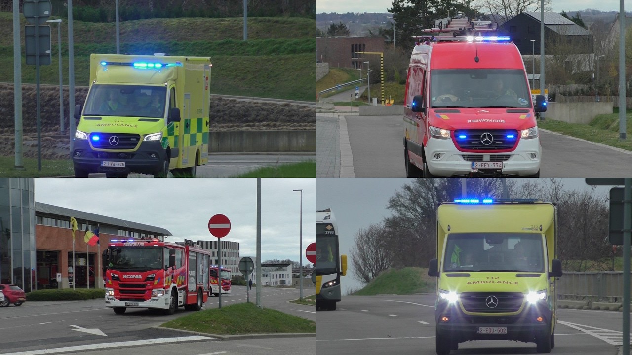 Brandweer Ambulance Mug met spoed in Leuven