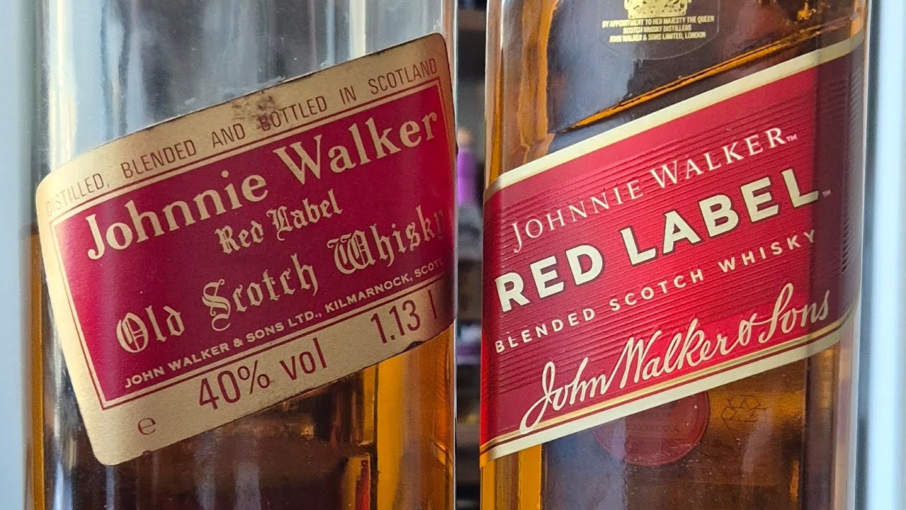 Johnnie Walker Red Label 1985 против 2025 — Виски по средам