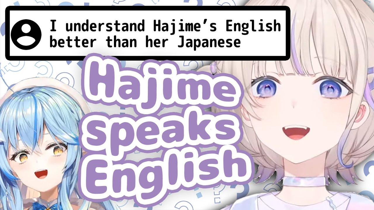Can you understand Hajime English? 【Hololive / Todoroki Hajime / Eng sub】