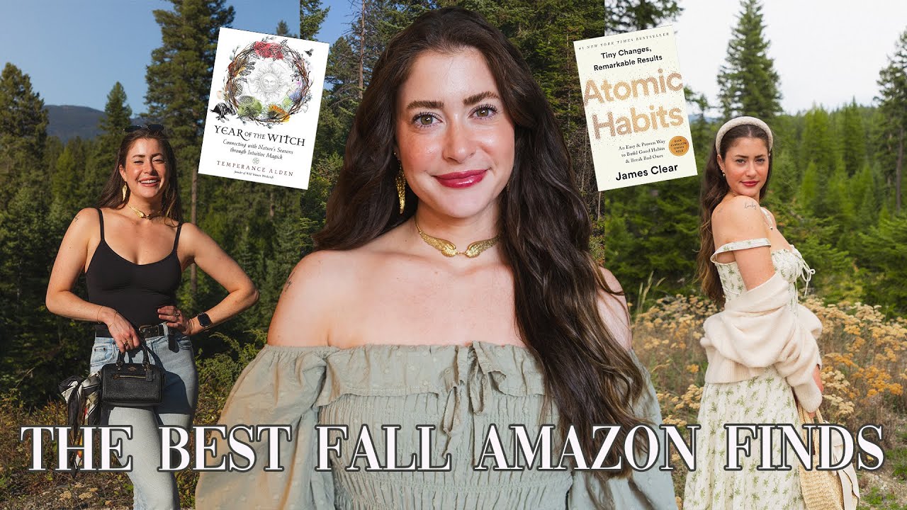 Autumn Amazon Finds 2023 🍃🍂 Fashion, Hair Accessories, Books | Caitlin Mahina Green