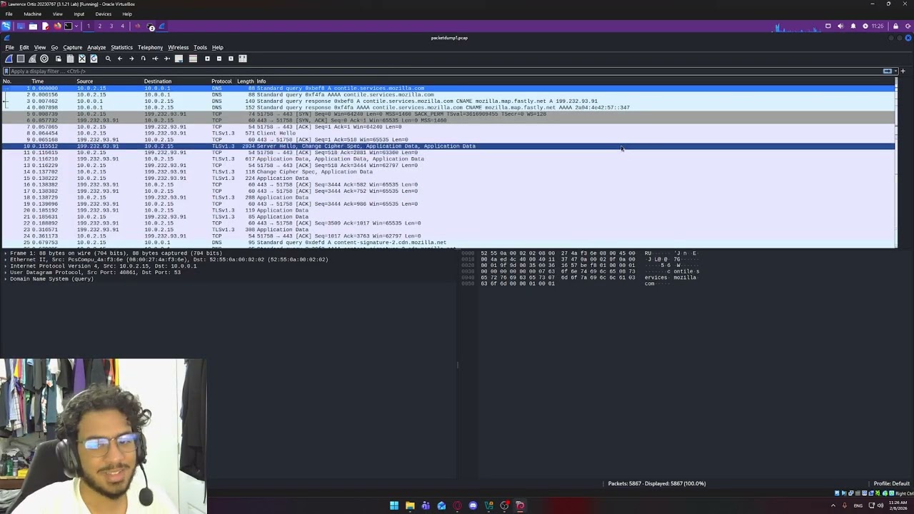 3.2.11 Lab - Analisis de la red con Wireshark