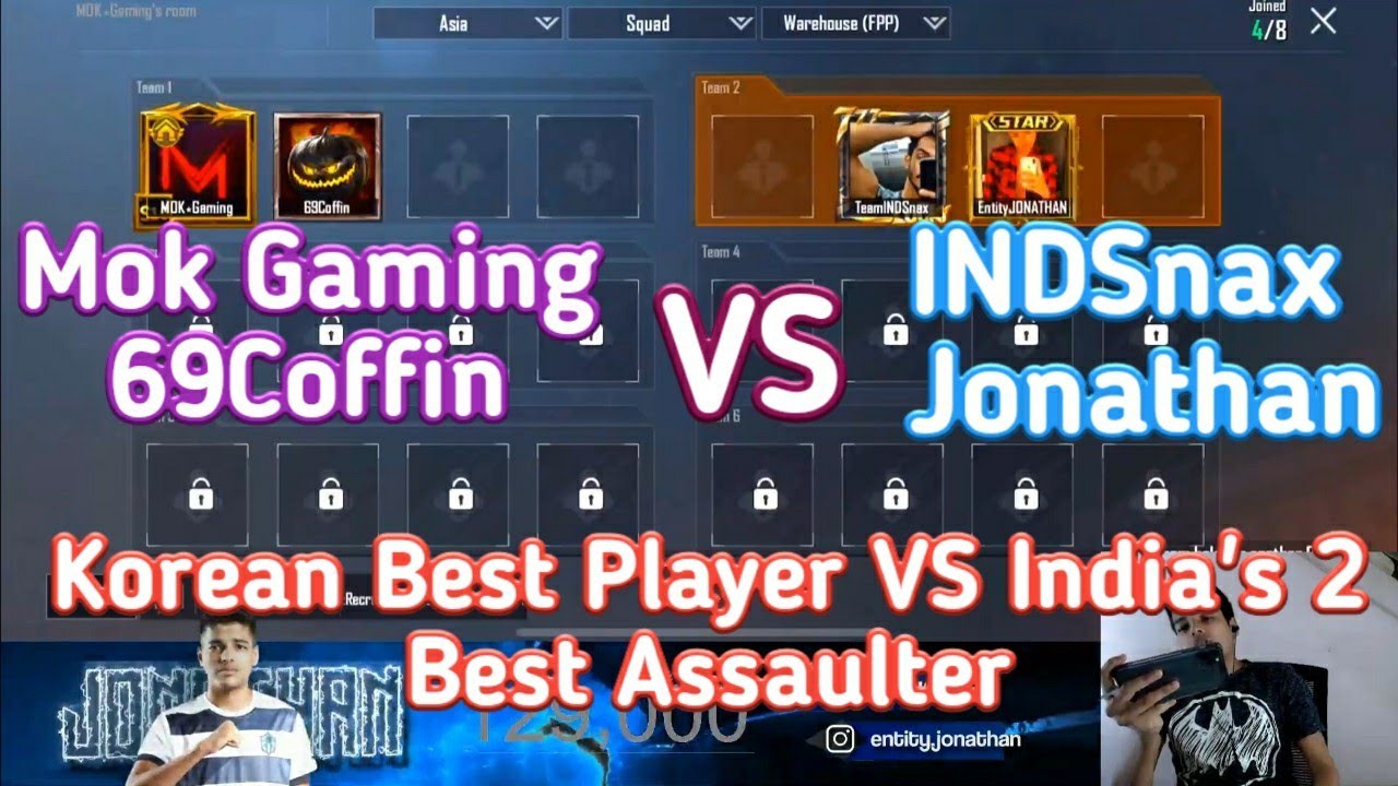 Jonathan And INDSnax VS Mok Gaming And Coffin | 2 vs 2 Intense TDM Fight