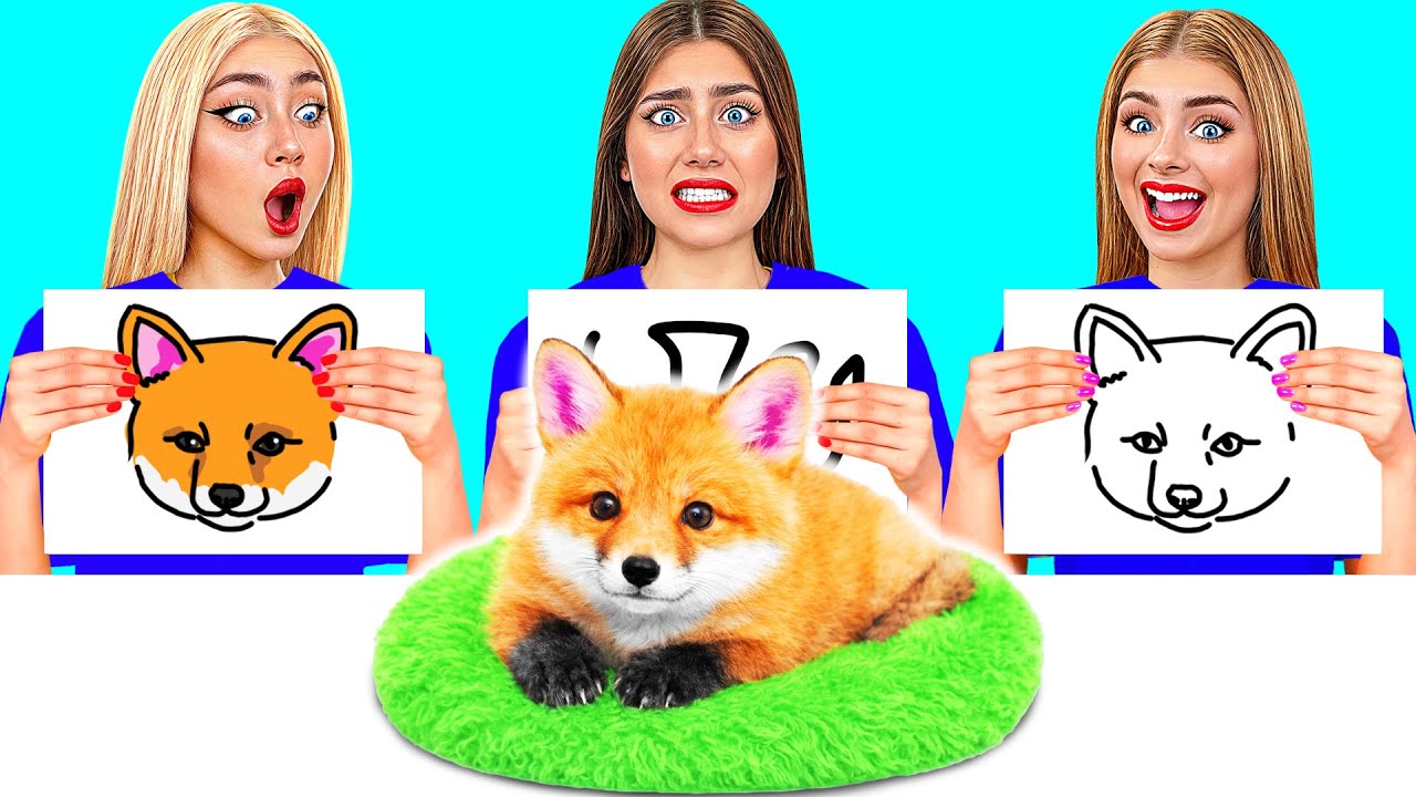 Кто Лучше Нарисует Предмет, Получит Его | Крутые Творческие Лайфхаки от Funny DO Challenge