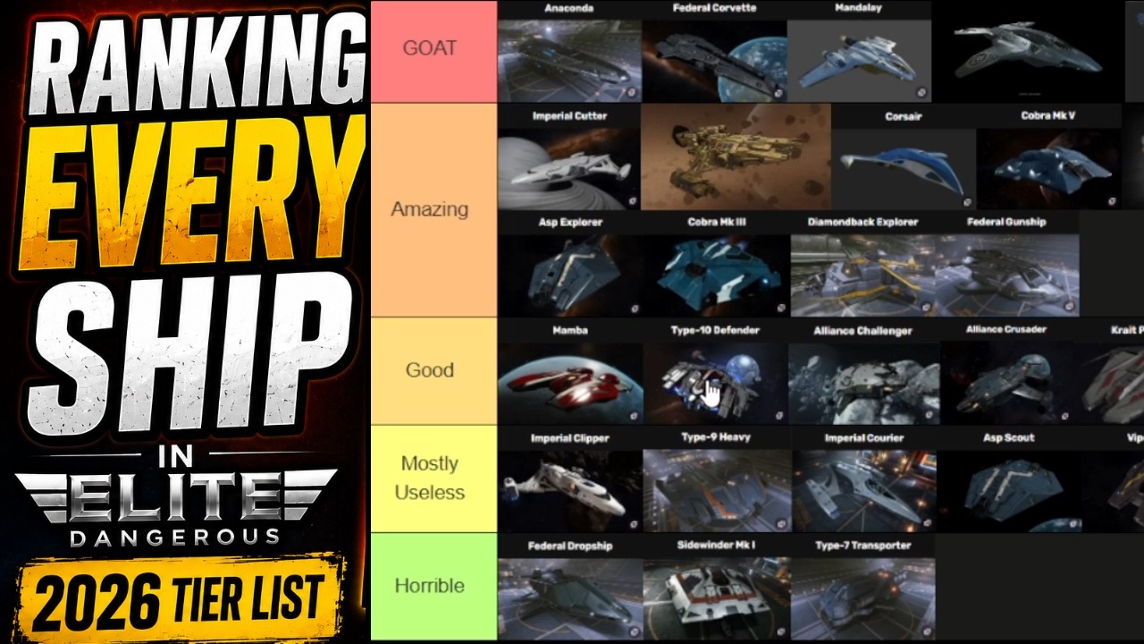 Ranking EVERY Ship in Elite Dangerous (2026 Tier List)