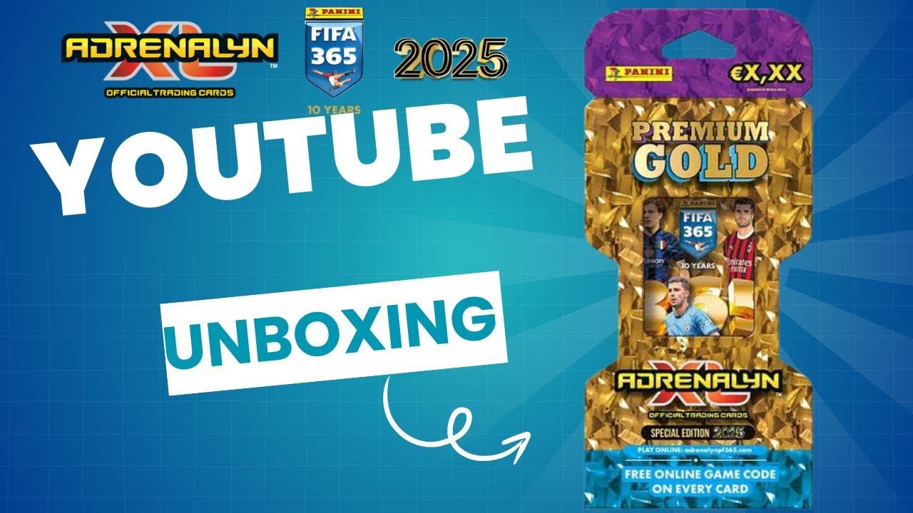 NEW FIFA 365 2025 ADRENALYN PREMIUM GOLD BLISTER