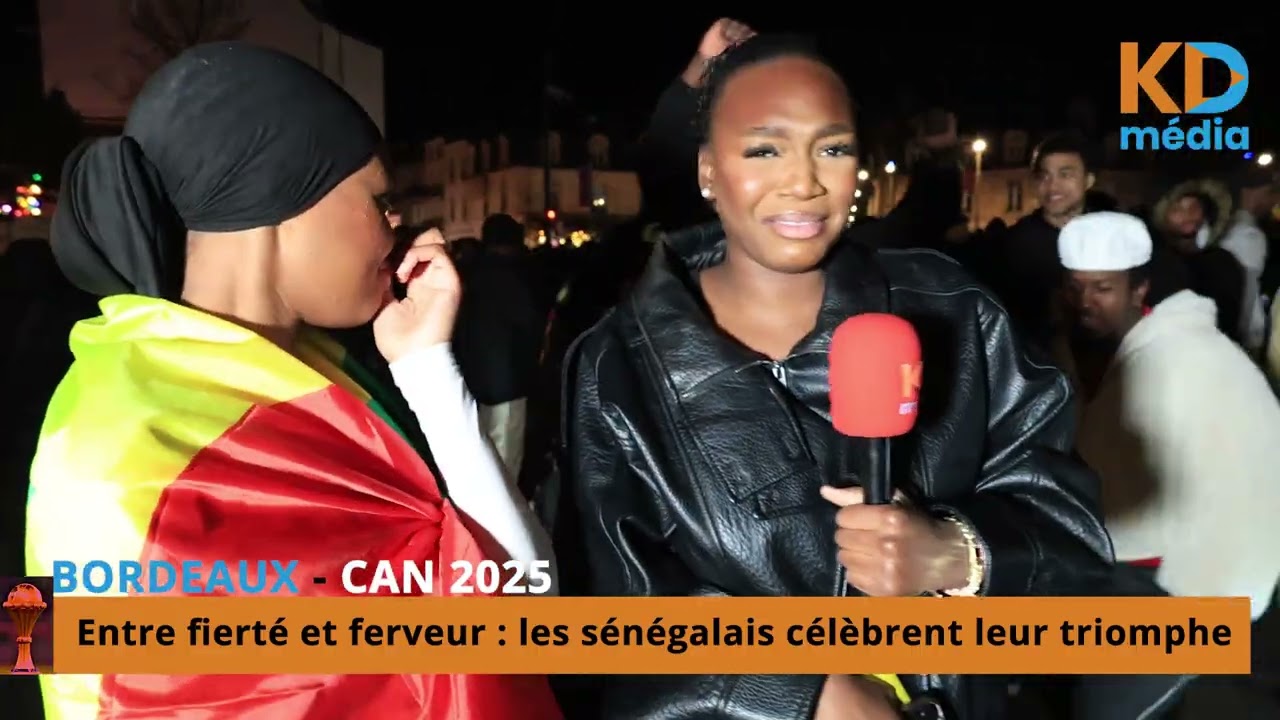 Can Maroc 2025 : entre fierté et ferveur, les sénégalais de Bordeaux triomphent