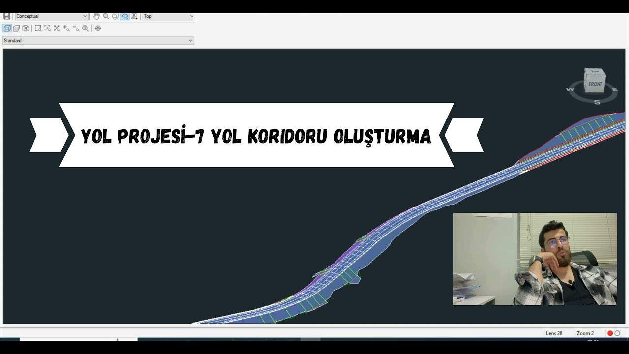 Autocad Civil 3D YOL PROJESİ-7 Yol Koridoru Oluşturma 