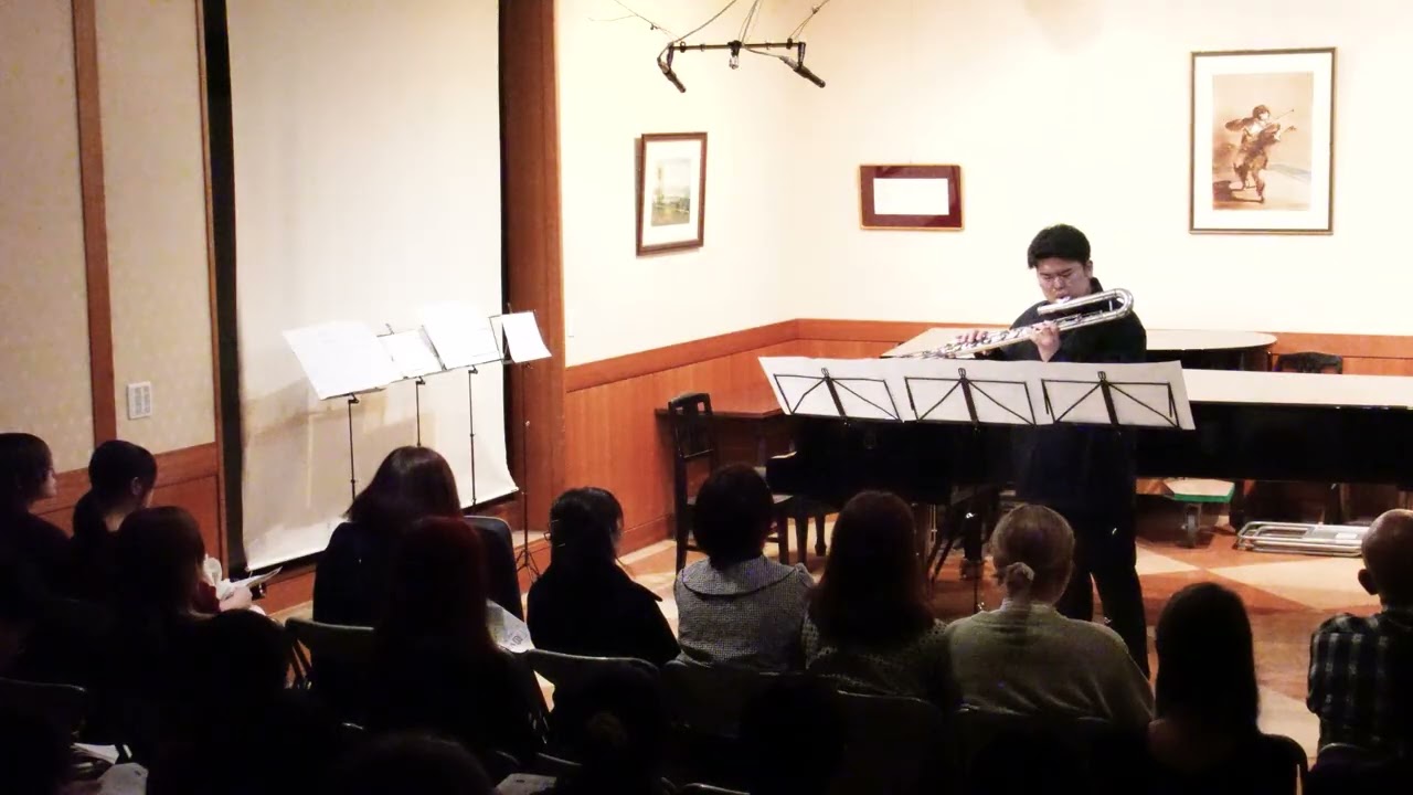 高橋陽 《バスフルートのための習作Ⅰ》 (2025)