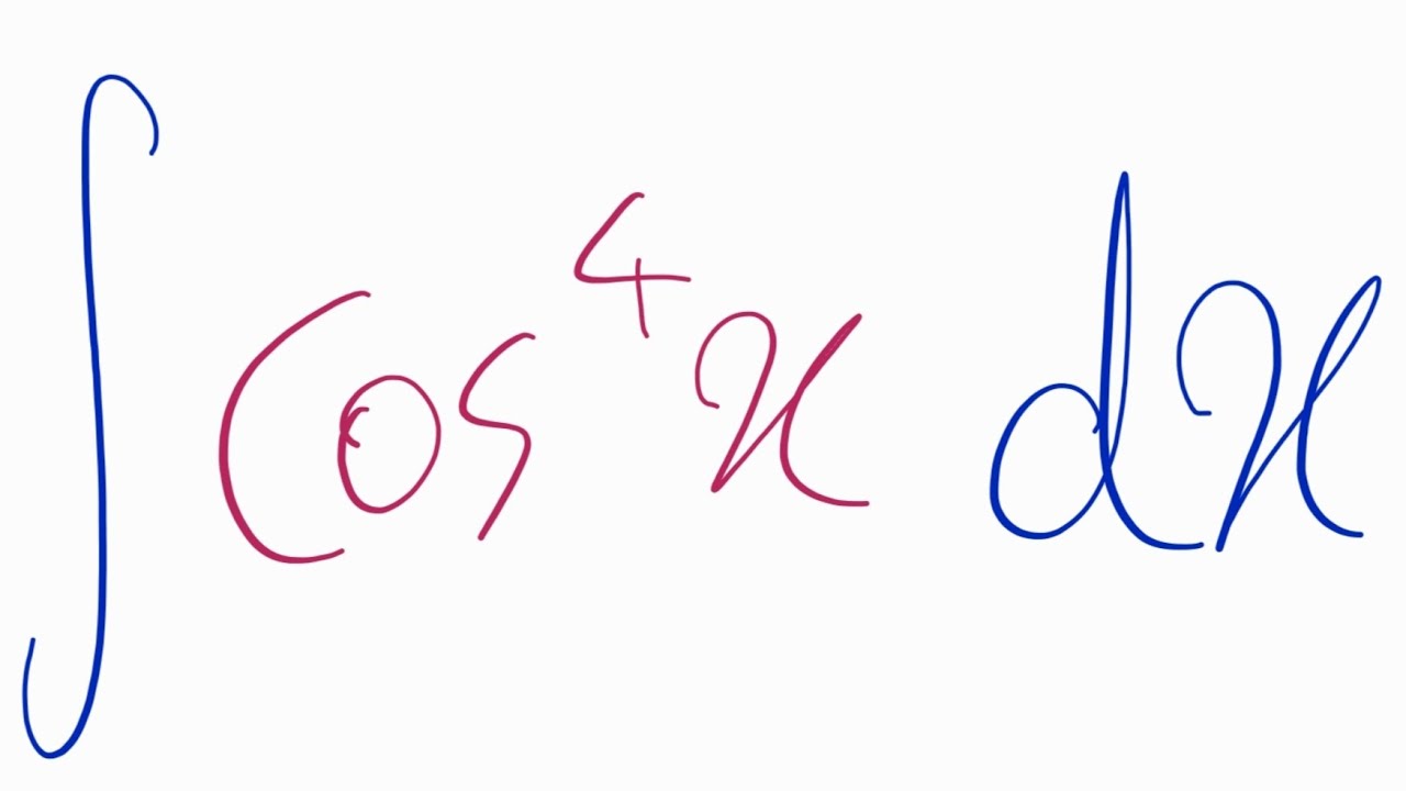 Integrating cos^4(x)- EX 11C Question 7- A-Level Maths Pure 2 #alevelmaths 