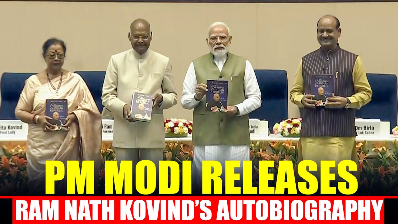 LIVE: PM Modi Releases Former Prez Ram Nath Kovind&rsquo;s Autobiography &lsquo;Triumph of the Indian Republic&rsquo;
