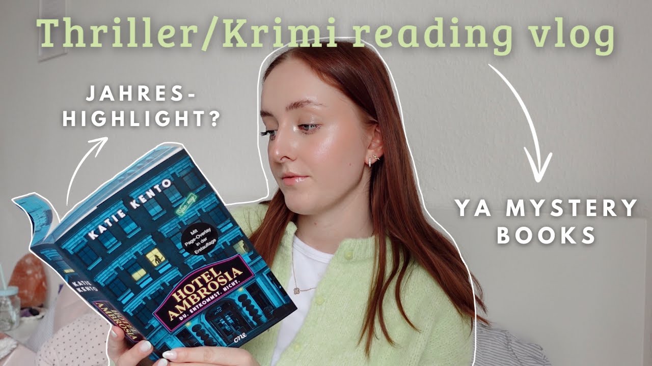 Thriller/Krimi reading vlog🔍📚 Hotel Ambrosia, Cold Case Academy
