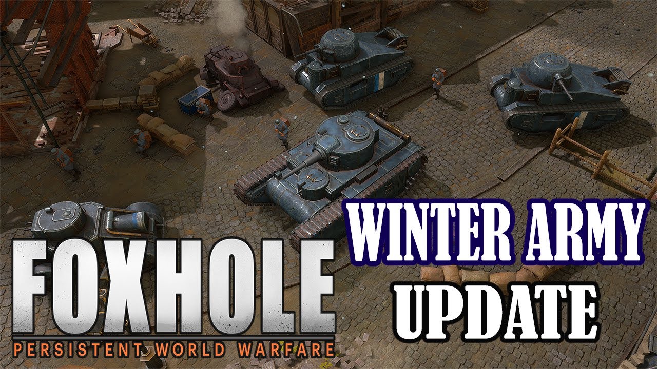 FIRST LOOK - Endless Persistent World War Simulator MMO - Foxhole: Winter Army New Update