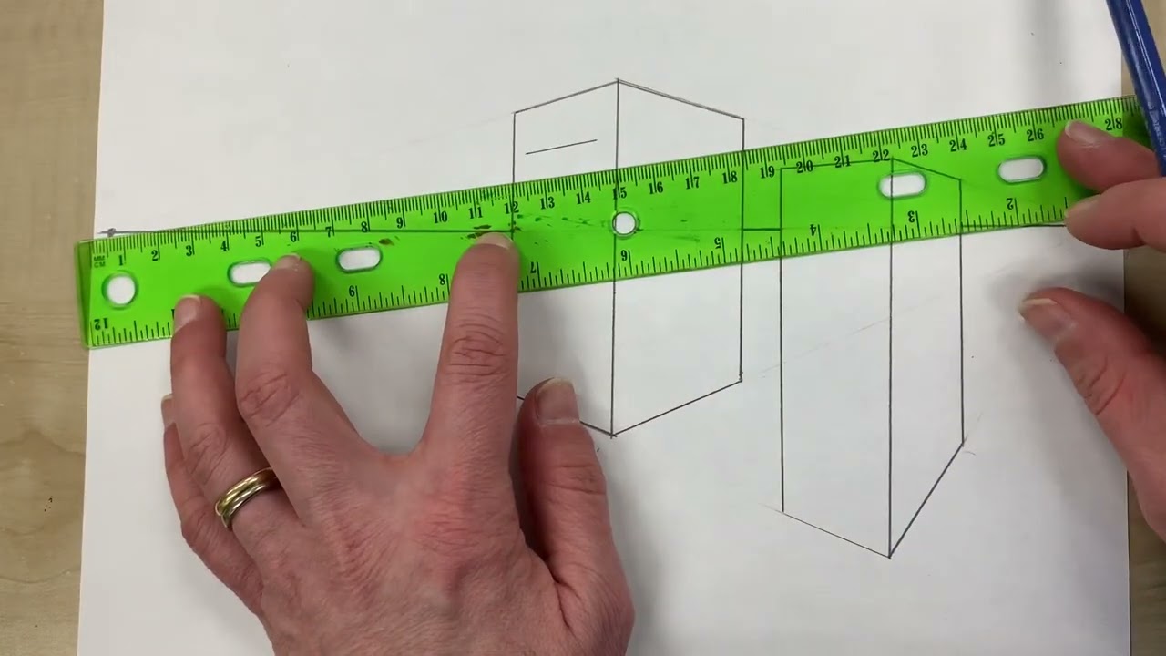 Dessin #1.6 (choix B) - Le dessin d’une ville à 2 points de fuite (projet majeur)