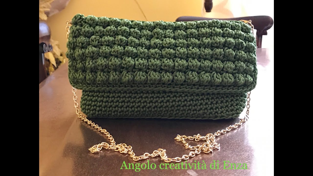 BORSA- POCHETTE UNCINETTO/CROCHET CLUTCH/EMBRAGUE DE GANCHILLO