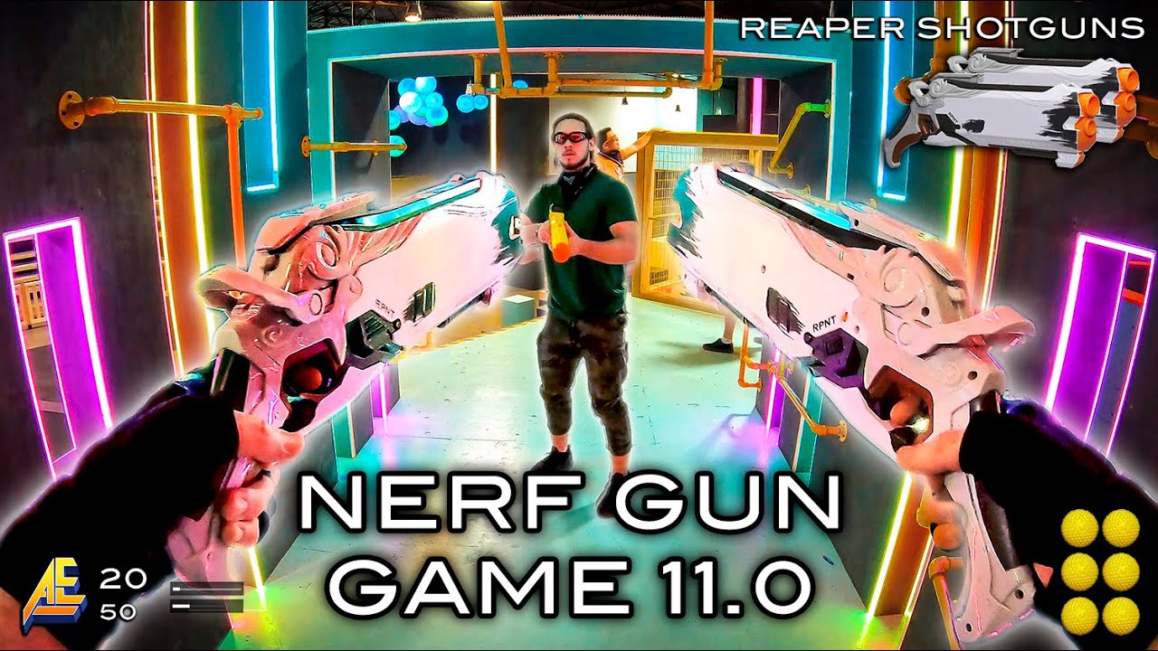 NERF GUN GAME 11.0 (Шутер от первого лица Nerf!)