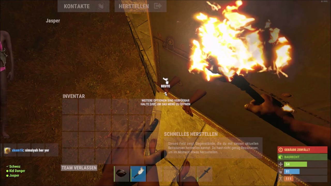 loot through walls in Rust #shorts