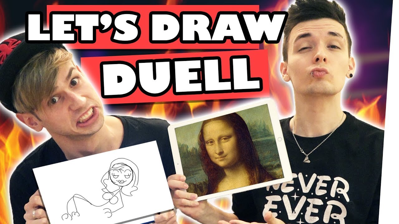 Boyfriend vs. Boyfriend: Epic Let's Draw Battle 🖌 | Kostas Kind