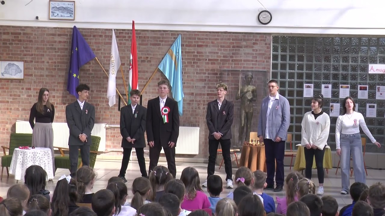 2026. m&aacute;rcius 15. &Uuml;nnepi műsor - &Uacute;jk&iacute;gy&oacute;si Sz&eacute;chenyi Istv&aacute;n &Aacute;ltal&aacute;nos Iskola