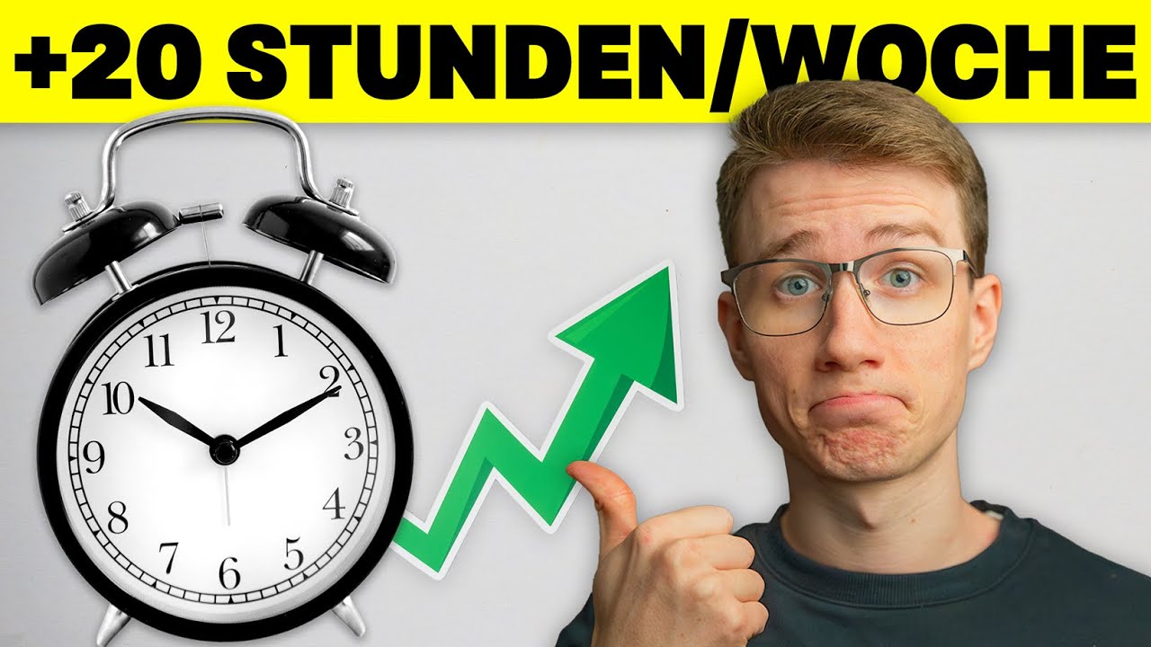 10 einfache Gewohnheiten, die mir 20+ Stunden pro Woche sparen