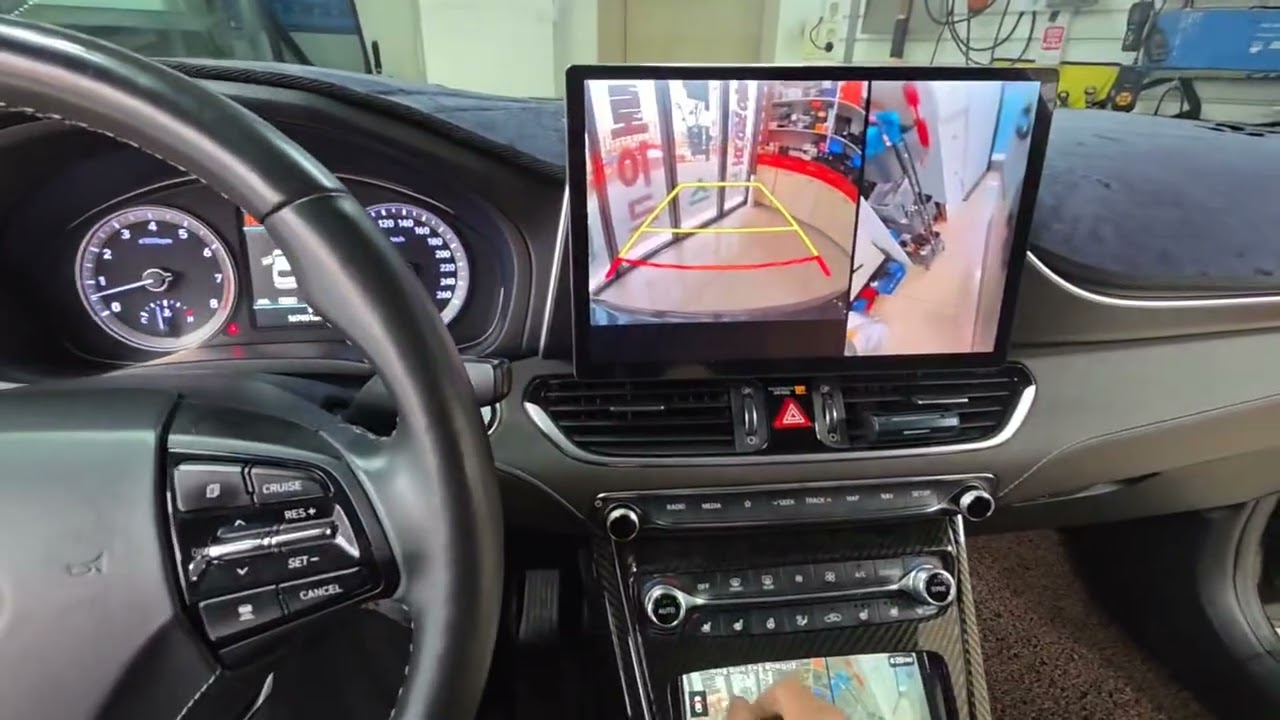 청주그랜져IG 차량출고시적용한 순정기능모두사용하면서 최신형 안드로이드까지?13.3인치 압도적인크기에 성능까지 만족시켜주는...