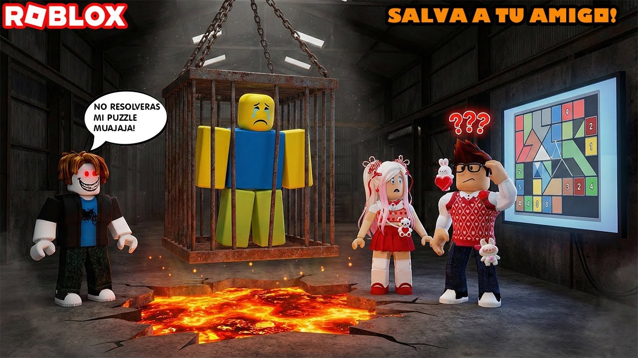 Resolviendo Acertijos Y Puzzles Para Salvar A Mi Amigo Noob! 😮😭