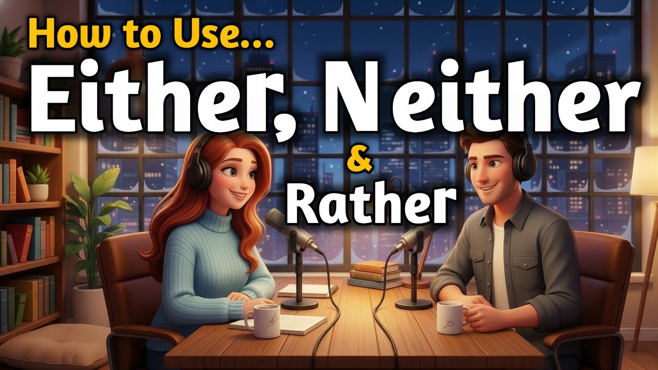 Как использовать Either, Neither и Rather в английском языке | Ежедневная английская разговорная ...