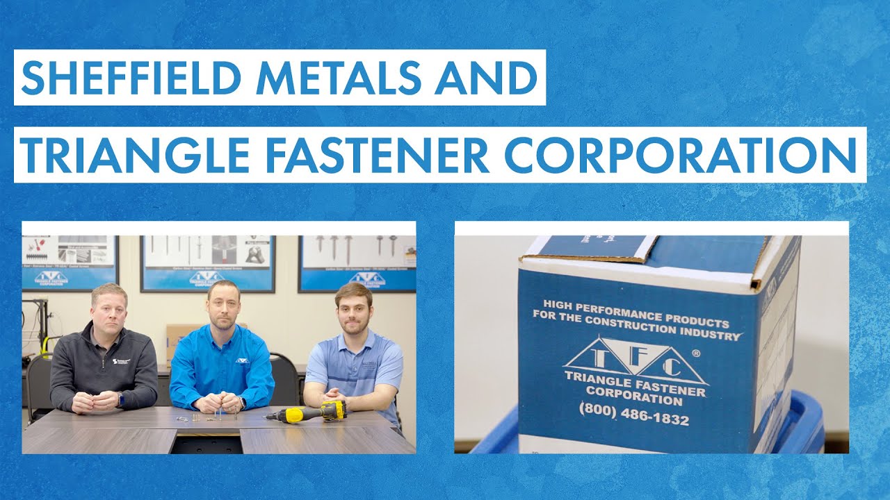 Why Does Sheffield Metals Use Triangle Fastener Products?