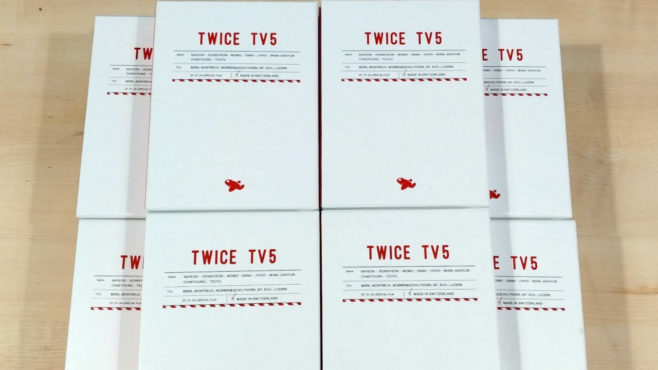 트와이스 TWICE TV5 DVD Set Unboxing x22