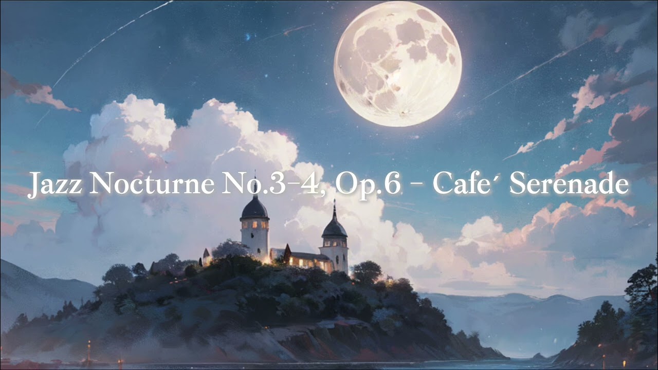 Jazz Nocturne No.3-4, Op.6 - Caf&eacute; Serenade | Piano Nocturne by M-DM