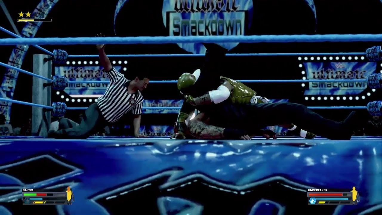 WWE 2K24 ULTIMATE SMACKDOWN| Golden Baltim vs The Undertaker