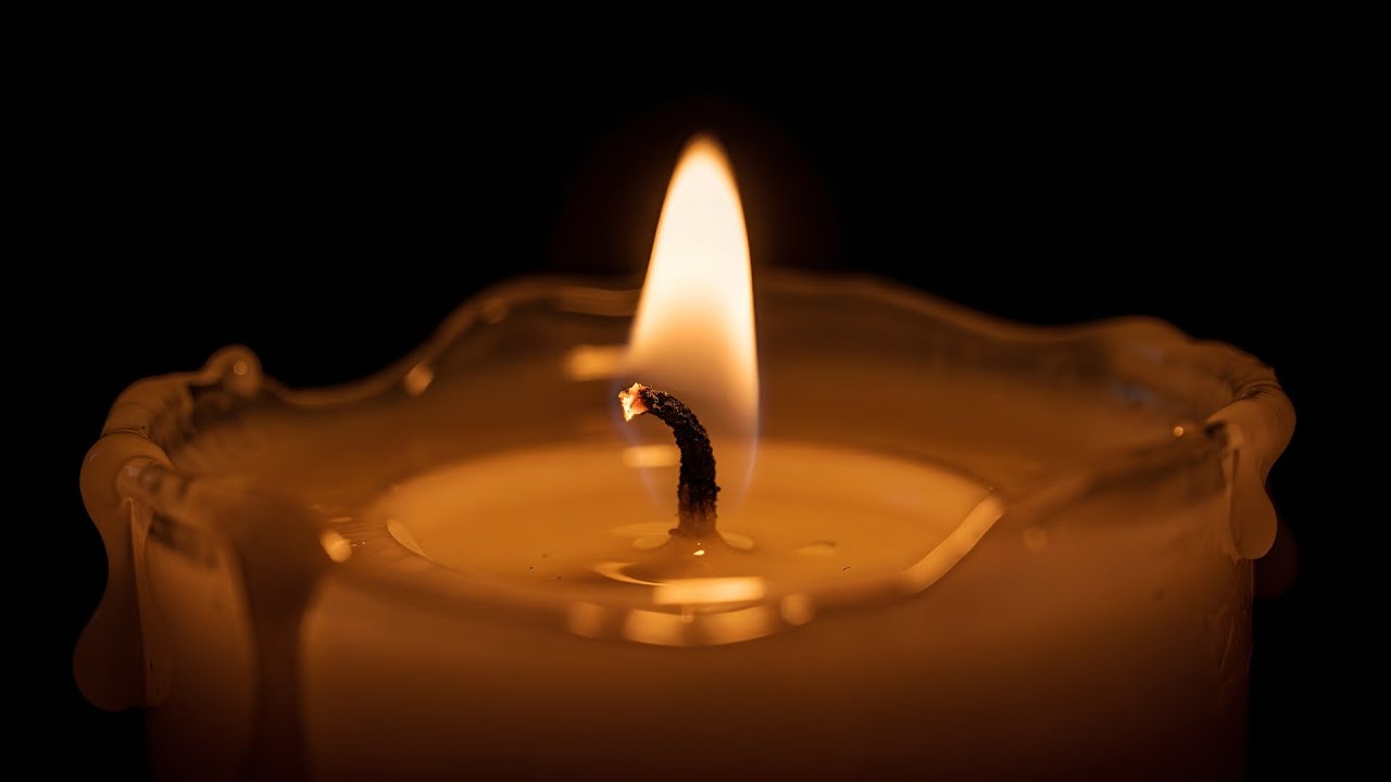 Flamme de Bougie Relaxante 🕯️ Musique ambiance Douce pour Méditation, Calme et Sommeil (1 Heure)