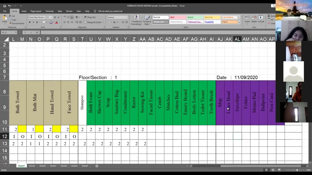 Kamar Tamu Kelas XII Pertemuan 4
