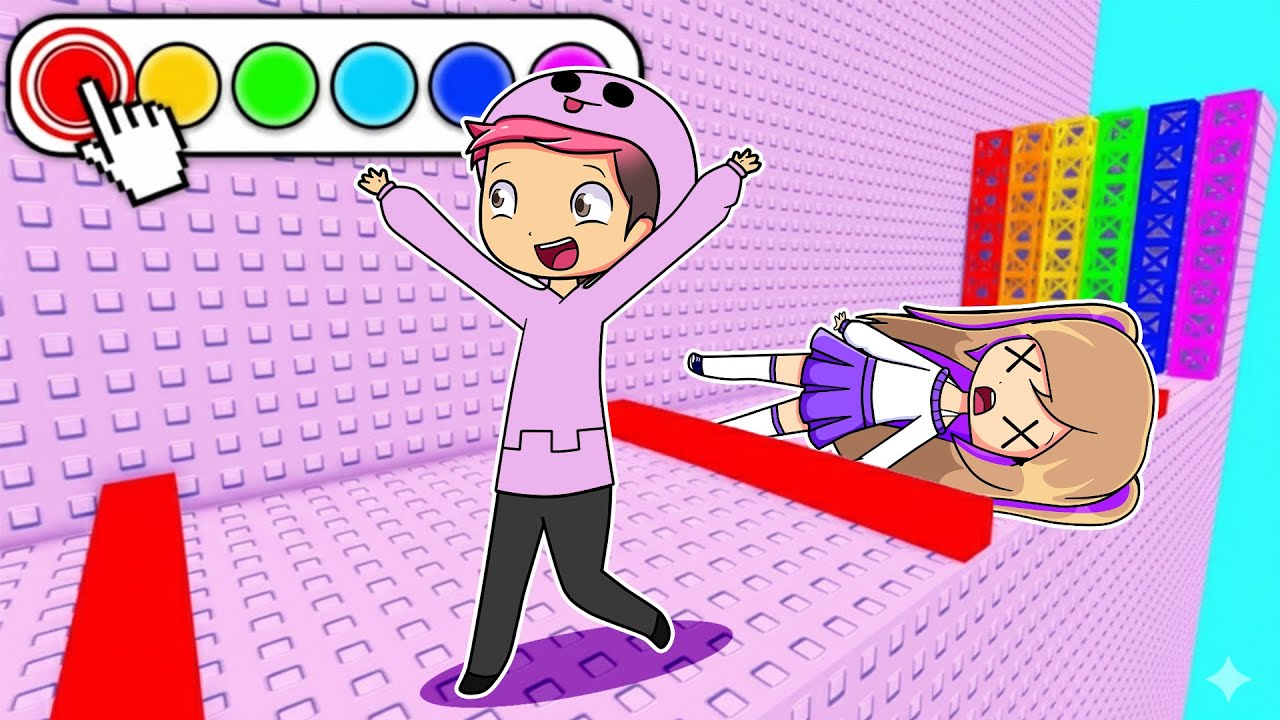 TROLLEO a LYNA en la TORRE TROLL de COLORES en ROBLOX !