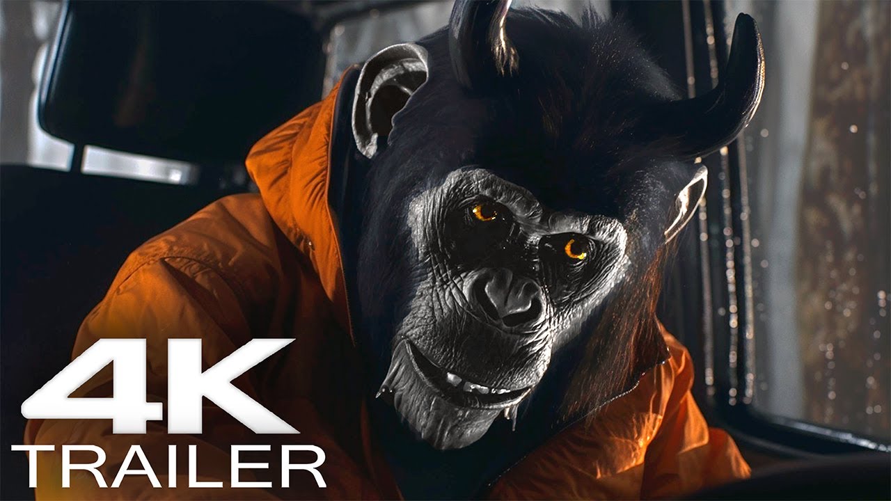 PRIMATE - Официальный трейлер (2026) Одержимая обезьяна, Новые трейлеры фильма 4K