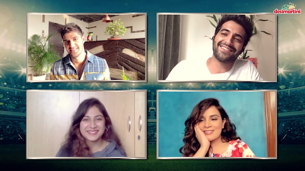 Richa Chadha, Tanuj Virwani and Akshay Oberoi on Inside Edge season 3