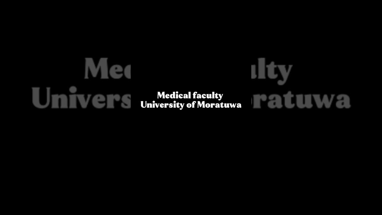 Medical Faculty 🧑&zwj;⚕️ University Of Moratuwa &hearts;️✨ #srilanka #medicine #medicinestudent #alevel #uom